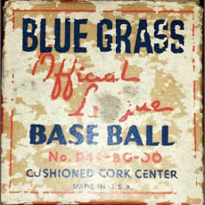 Belknap Bluegrass Official League Baseball Box