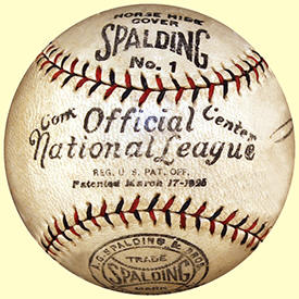 1925 spalding ONL Baseball