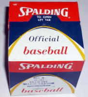 Spalding Official Major League Baseball No.0 box 
