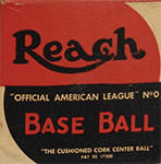 1940 - 1942 Reach Baseball Box