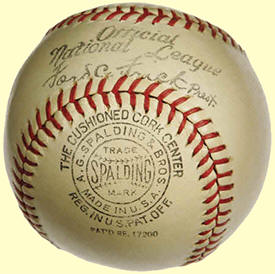 1936 - 1940 Spalding Ford Frick ONL Baseball