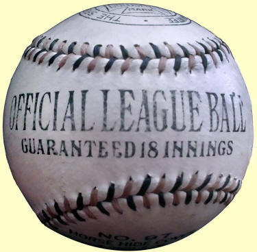 WWI era Goldsmith No. 97 Official League Baseball