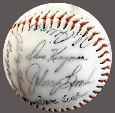 977 RC Cola - 1976 All-Star Team Autographed Baseball