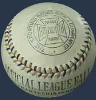 1918 Goldsmith Official League Baseball No. 97