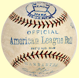 1918 - 1924 Reach OAL Baseball