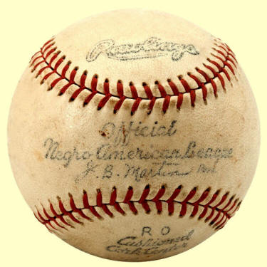 1957-1961 Rawlings Official Negro American League J. B. Martin Baseball