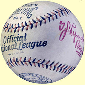 1910 -1913 Spalding ONL Baseball
