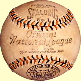 1914-1916 Spalding ONL Baseball