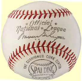 1952 - 1969 Spalding ONL Baseball