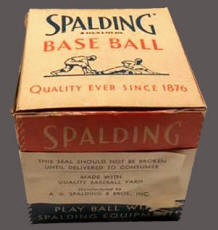 1947-1955 Spalding Official Little League Baseball Box