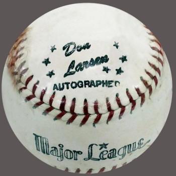 Don Larsen "Autographed" No. 982 Major League Baseball