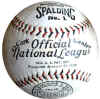 1918-1919 Spalding OfficialNational League Baseballl