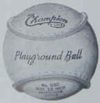 raised seam playground ball