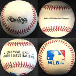 Reserve Life Insurance Company Rawlings Baseball