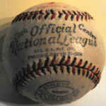 Official National League YMCA WWI Baseball