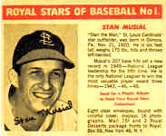 1950 Royal Desserts Stan Musial