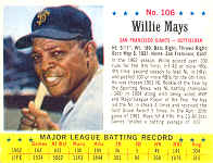 1963 Jell-O Willie Mays