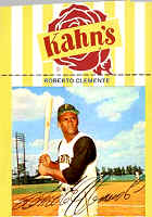 1966 Kahn's Wieners Roberto Clemente