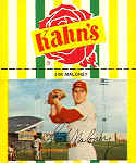 1968 Kahn's Wieners Jim Maloney green stripe