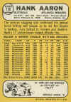 Back Of 1968 Topps Card