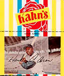 1969 Kahn's Wieners Hank Aaron small with tab