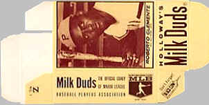 1971 Milk Duds box Roberto Clemente