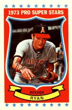1973 Kellogg's baseball Card 16 Nolan Ryan