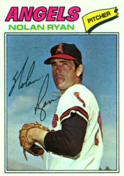 1977 Topps Card 650 Nolan Ryan