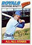 1977 Topps Card 580  George Brett width=