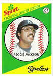 1981 Squirt Baseball Card Reggie Jackson