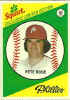 1981 Squirt Baseball Card Pete Rose