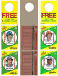Back and front of 1981 Squirt baseball card Panel