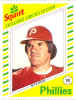 1982 Squirt Baseball Card Pete Rose