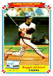 1983 Drakes Baseball CardReggie Jackson