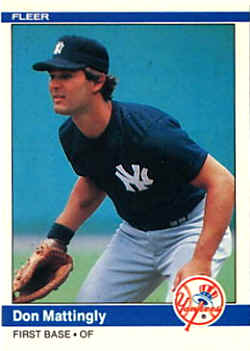 1984 Fleer baseball Card 131Don Mattingly Rookie