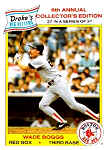 1986 Drakes Baseball CardWade Boggs