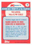 Back of 1988 K-Mart Baseball Card