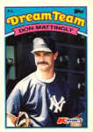 1989 K-Mart Baseball Card Don Mattingly