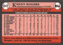 Back of 1989 Topps Traded Card