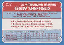 Back of 1989 Toys'R'Us Baseball Card