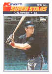 1990 K-Mart Baseball Card Cal Ripken