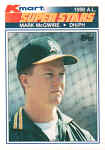 1990 K-Mart Baseball Card Mark McGwire