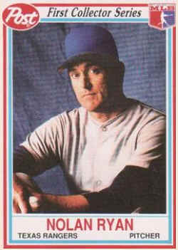 1990 Post baseball Card11 Nolan Ryan