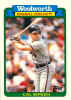 1990 Woolworth Baseball Card Cal Ripken