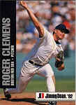 1992 Jimmy Dean Baseball CardRoger Clemens