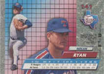 Back of 1992 Ultra baseball Card141 Nolan Ryan