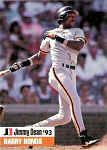 1993 Jimmy Dean Baseball CardBarry Bonds