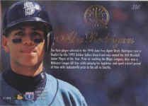 Back of 1994 Flair Card 340 Alex Rodriguez RC