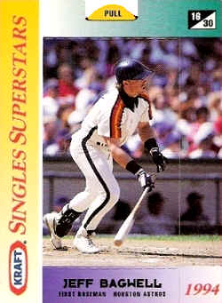 1994 Kraft Baseball Card Jeff Bagwell