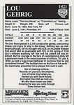 Back of 1995 Conlon TSN baseball card